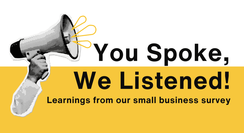 What We Learned from Our Small Business Survey